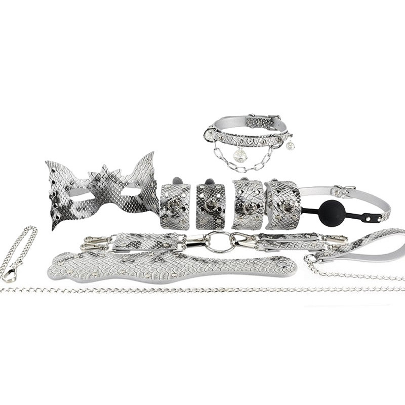Kit BDSM 8 pièces Snakeyes Argent