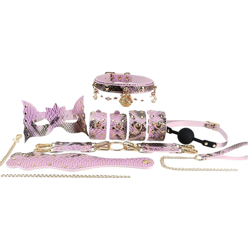 Kit BDSM 8 pièces Snakeyes Rose