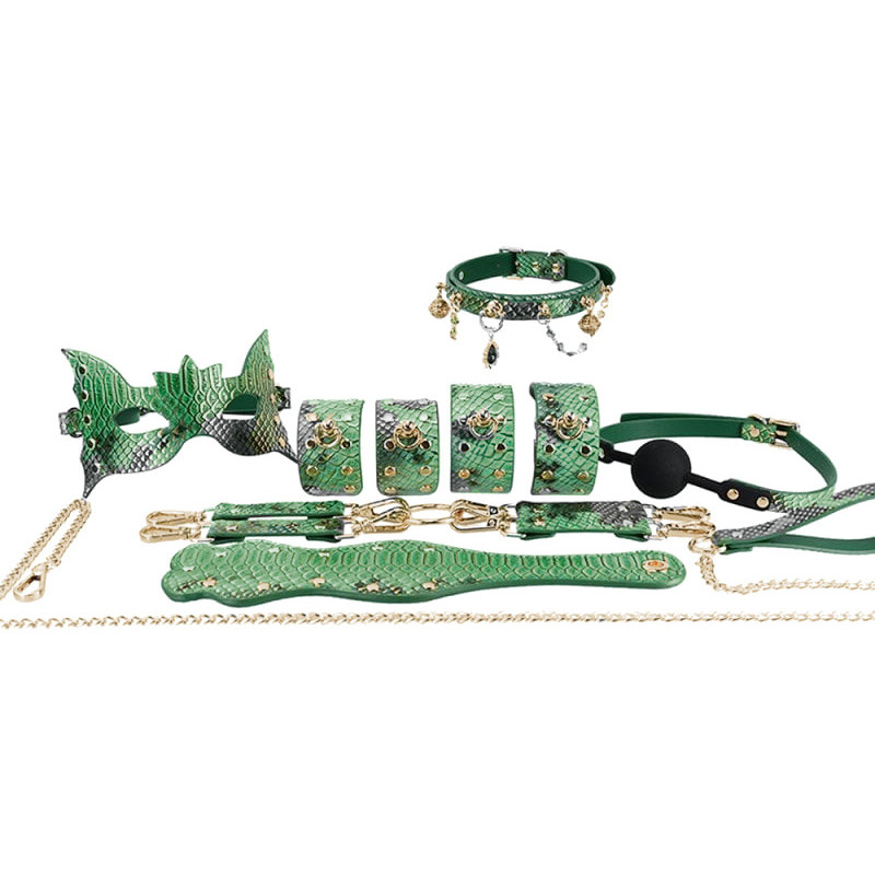 Kit BDSM 8 pièces Snakeyes Vert