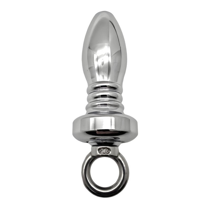Plug en métal avec Anneau Eloris Buk 7.5 x 2.8cm – Image 2